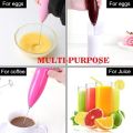 Handheld Coffee Beater Mixer Egg Mixer – Mini Milk Frother Hand Blender Whisk for Coffee Foam, Eggs, Cream, Lassi, Cappuccino & Kitchen Baking Mixing Tool. 