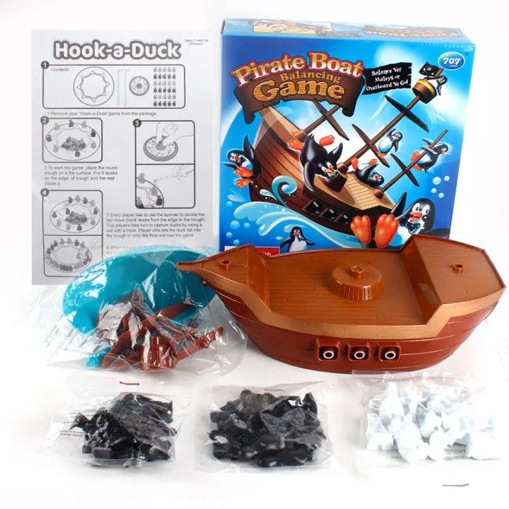 1%20Set%20Pirate%20Boat%20Puzzle%20Desktop%20game%20toy%20Board%20Game%20Balance%20Penguin%20Pirate%20Ship%20for%20parent-child%20interaction%20Birthday%20gift%20-%20Image%203