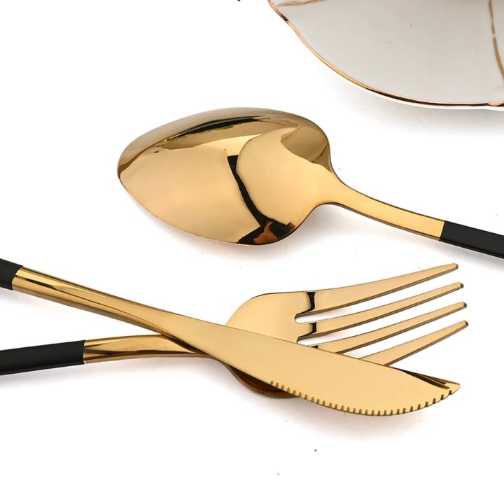 24pcs%20Western%20Cutlery%20Set%20Stainless%20Steel%20Christmas%20Dinnerware%20Set%20Fork%20Knife%20Spoon%20Tableware%20Set%20Flatware%20Set%20Silverware%20Set%20-%20Image%206