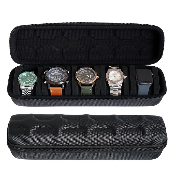 3/5Slot Watch Box Organizer Watch Display Storage Box For Men or Women ...