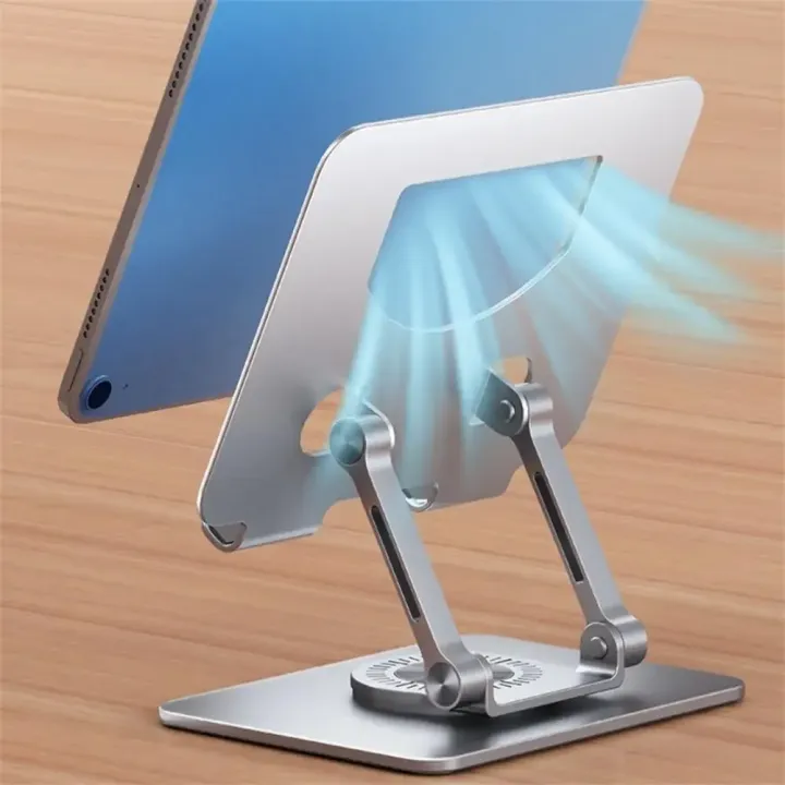 360%C2%B0%20Rotatable%20Tablet%20Stand%20Adjustable%20Foldable%20Desktop%20Stand%20Holder%20Compatible%20For%204.7-12%20Inch%20Ipad%20Pro/Air/Min%20Laptop%20Tablet%20-%20Image%205