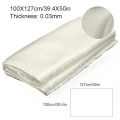 1mx1.27m 0.03mm Ultra Thin Fiber Glass Fabric Fiberglass Cloth Density High Temperature Resistanc  DIY Fabric. 