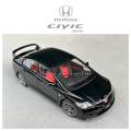 Honda Civic Reborn Black with Red Interior Diecast Model Car - [Only for Paid Orders & For 20+ Collectors]. 