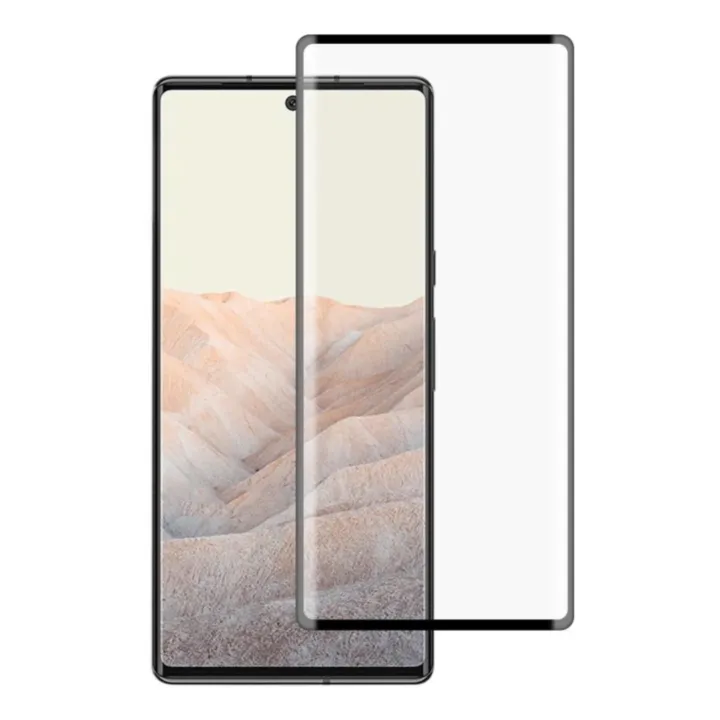 Google Pixel 7 Pro Tempered Glass Screen Protector - Full Coverage Curved Tempered Glass Screen Protector For Pixel 7 Pro