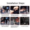 100/150/200mm JDM Katana Shift Knob Samurai Sword Gear Shifter Knob with 4 Adapters Universal Fits Most Manual & Automatic Car. 