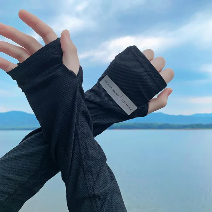 Unisex%20Cycling%20Arm%20Sleeves%20Ice%20Fabric%20Anti-UV%20Sunscreen%20Running%20Cycling%20Sleeve%20Outdoor%20Sport%20Anti-cursor%20Arm%20Warmers%20-%20Image%204