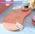 x10 pcs mini acrylic sign display holder price name card tag label stand. 