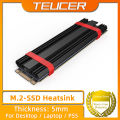 TEUCER M2-4 SSD Heatsink NVME 2280 Solid State Disk Drive Radiator with Thermal Pad for Desktop PC M.2 NVME PS5 Heatsink. 