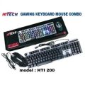 Hi-Tech HTI 200 Gaming Keyboard Mouse Combo Set With RGB Light. 