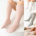 Summer Mesh Kids Socks Toddlers Baby Girls Long Knee High Breathable Socks Hollow Out Soft Cotton Infant Socken For 0-8Years. 