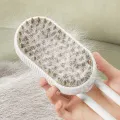 USB Rechargeable Cat Dog Grooming Comb With Electric Water Spray Spray Cat Brush for Washing Brushing for Short Long Haired Pets. 