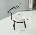 Ashtray Deer 🦌  Gold important Ashtray , Portable Ashtray large capacity Iron metal style  office home a gift idea Gold. 
