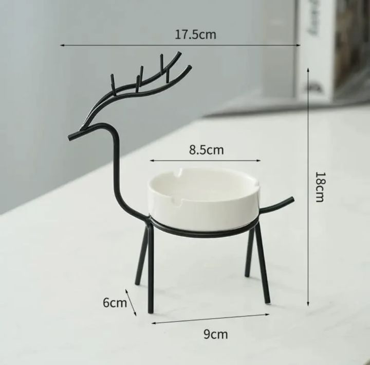 Ashtray%20Deer%20%F0%9F%A6%8C%20%20Gold%20important%20Ashtray%20,%20Portable%20Ashtray%20large%20capacity%20Iron%20metal%20style%20%20office%20home%20a%20gift%20idea%20Gold%20-%20Image%205