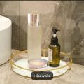 Makeup Storage Rack, Cosmetic Storage Shelf, Makeup Organizer, Dressing Table, Makeup and Perfume Organizer, 3 round Floors 1 round floor. 