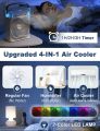 Portable Humidifier cooler Fan Small Air Cooler Hydrocooling Portable Air Adjustment fan. 