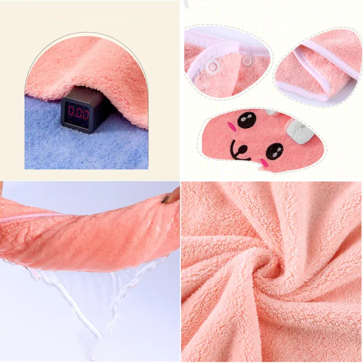 1pc%20Kids%20Bath%20Towel%20Wrap%20,%20%20Cute%20Bunny%20Ears%20Microfiber%20Bath%20Skirt%20for%20Girls%20Age%206-12,%20Ultra-Soft%20Absorbent%20Skin-Friendly%20250gsm%20-%20Image%205