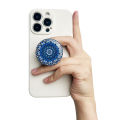 1pc Mandala pattern drop adhesive Socket phone stand Drop adhesive pattern foldable desktop stand Mandala mobile phone grip. 