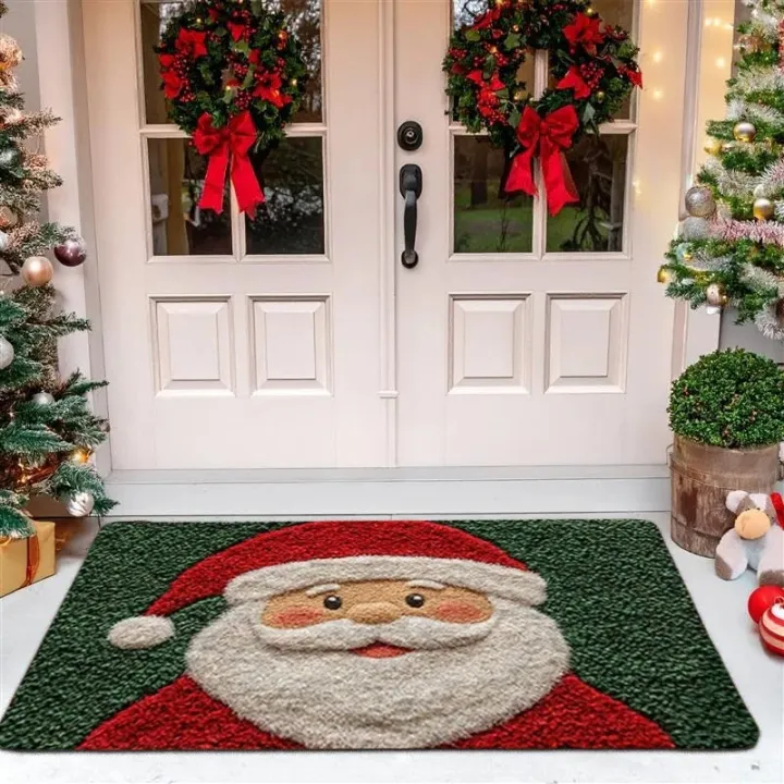 Christmas%20Door%20Mat%20Indoor%20Gingerbread%20Man%20Carpet%20and%20Red%20Santa%20Claus%20Outdoor%20New%20Year%202026%20Merry%20Christmas%20Home%20Decor%20Foot%20Mat%20-%20Image%203