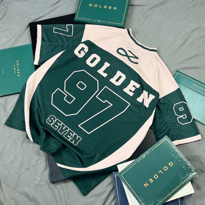 2026%20New%20Women's%20Spring/Summer%20Y2K%20Fashion%20Casual%20Golden%2097%20Mesh%20Jersey%20Oversized%20Breathable%20Speed%20Drying%20Sports%20T-shirt%20-%20Image%206