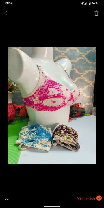 Summer Net printed Bra for Girls