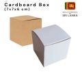 Cardboard box (7cm×7cm×6cm) 50 boxes. 