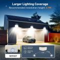 1Pack Solar Lights Outdoor 234LED Super Bright Waterproof Motion Sensor 3 Mode Split Flood Wall Lamp Security for Garden Garage. 