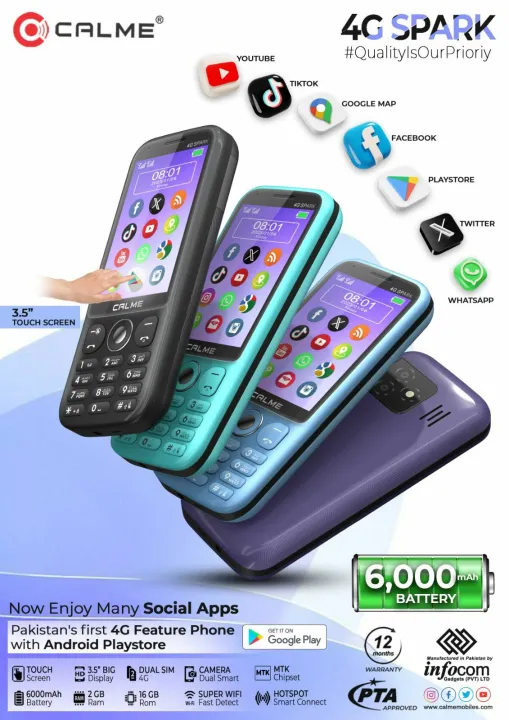 Calme%204G%20Spark%20-%20Pakistan%20First%20Keypad%20phone%20with%20Google%20Play%20store%20-%203.5%20Inch%20Big%20Touch%20Screen%20-%20Dual%204G%20Sim%20-%20PTA%20APPROVED%20-%206000mAH%20Big%20Battery%20-%202GB%20RAM%20-%2016GB%20Rom%20-%20Super%20Wifi%20-%20Hotspot%20-%201%20Year%20brand%20Warranty%20-%20Image%204