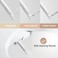 German Imported R FLORY FDB608 Electronic Smart Bidet Seat Bidet Attachment Easy Install Heated Seat Warm Dry Water Power Save Self Cleaning Separate Nozzle (Normal-EU,UK). 