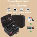 Hard Shell Carrying Bag For Switch Console & Accessories&Game console storage bag,Large Carrying Case For Switch/ OLED.