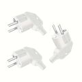 3PCS 4.8mm EU Schuko Plug Male Replacement Outlets Rewireable 250V 16A IP44 Connector Electeic Socket For Power Extension Cable. 