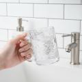 Transparent Plastic Toothbrush Cup with Handle Multipurpose Holder For Mouthwash and Teeth Cleaning Tools. 