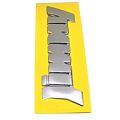 Abs Chrome Jimny Rear Emblem For Suzuki Jimny. 