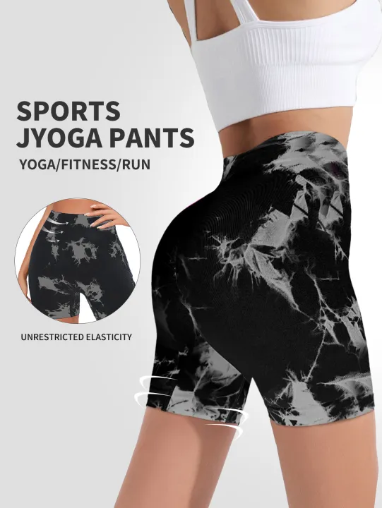 Tie%20Dye%20Seamless%20Leggings%20for%20Women%20High%20Waist%20Yoga%20Pants%20Scrunch%20Butt%20Lifting%20Elastic%20Tights%20Wide%20Waistband%20Sports%20Leggings%20-%20Image%207