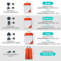 4pcs/set Portable Travel Packing Bag Thickened Waterproof Clothes Compression Storage Bag Shoes Clothes Travel Bags Packing Cube. 