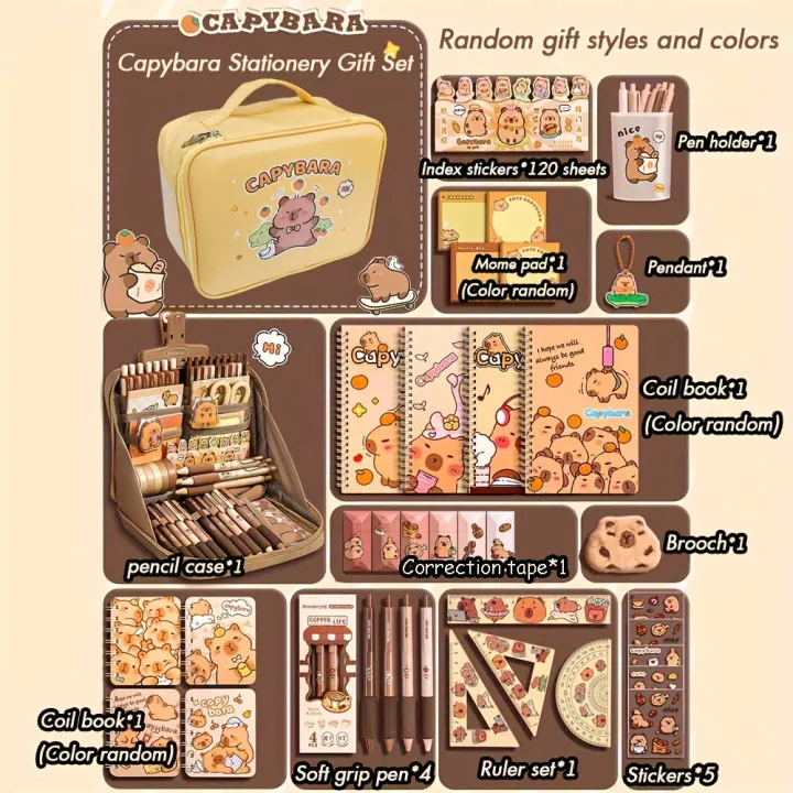 Cute%20Capybara%20Stationery%20%20Set%20for%20Students,%20Featuring%20Soft%20Grip%20Pens,%20Notebook,%20Pencil%20Case,%20and%20Study%20Essentials%20Pack%20-%20Image%204