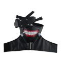 Tokyo Ghoul Mask  Anime Kaneki Ken Cosplay Masks Halloween Party Masks Cosplay Ghoul Kinkiken Zipper Mouth Mask Scary Masque. 