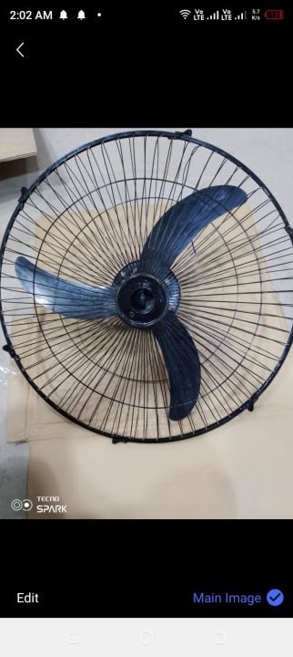 solar fan 12 volt braket 18 inch