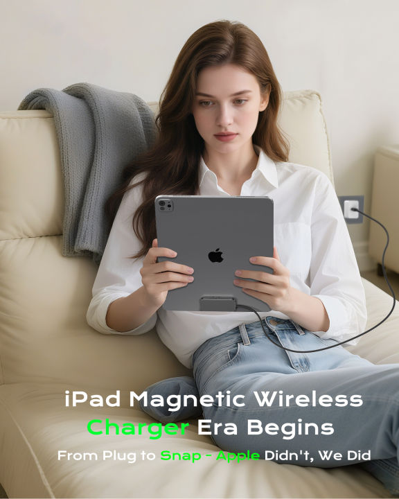 M30%20Magnetic%20Wireless%20Charger%20for%20iPad%20Pro/iPad%20Air%20Fast%20Charging%20Smart%20Connector%20Charger%20with%205.56ft%20USB-C%20Cable(Adapter%20Not)%20-%20Image%202