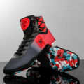 Men Boxing Shoes Outdoor Training Sneakers Sports Fighting Original Wrestling Shoes Women Professional High Ankle Boxing Boots. 