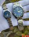 O'levs Luxury 9931 Trendy Korean Style Calendar with Individual Gift Box Couple Watch. 