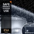 ANSIO® Outdoor Christmas Lights 320 LED 11m/35ft Icicle Lights Outdoor & Indoor Cool White Decorations String Fairy Outside Lights with Timer for Xmas Garden Bedroom & Party. 