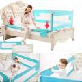 MoonCare - 3 Side Baby Bed Guard Rail Foldable Safety Fence for Kids Anti-Fall Protection Adjustable Bed Rail (3 Pcs). 