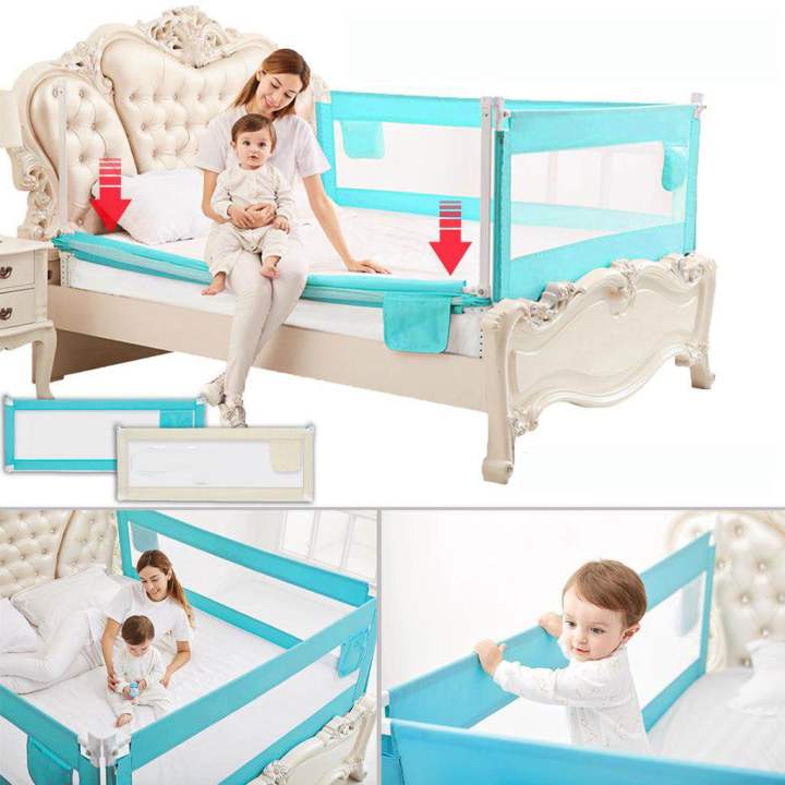 MoonCare%20-%203%20Side%20Baby%20Bed%20Guard%20Rail%20Foldable%20Safety%20Fence%20for%20Kids%20Anti-Fall%20Protection%20Adjustable%20Bed%20Rail%20(3%20Pcs)%20-%20Image%202