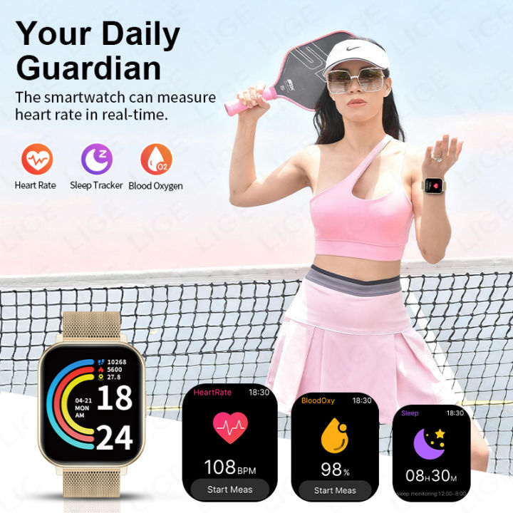 LIGE%202026%20Smartwatch%20Android%20Phone%201.83"%20Full%20Touch%20HD%20Screen%20Bluetooth%20Call%20Blood%20Oxygen%20Monitoring%20Smart%20Watch%20Women%20Men%20%20-%20Image%202