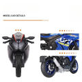 1:18 R1M GSX1000 CBR1000RR Hayabusa Simulation Alloy Motorcycle Series Model Toys Children's  Collection Display. 