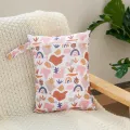 HappyFlute PUL Wetbag For Baby Diapers Nappies Reusable Waterproof Diaper Bag 28cmx36cm. 