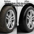 THREE GUYS Tire Foam Cleaner 650ml – German Engineered | Tire Polish, Tire Shiner & Cleaner | Long-Lasting Shine & Protection. 