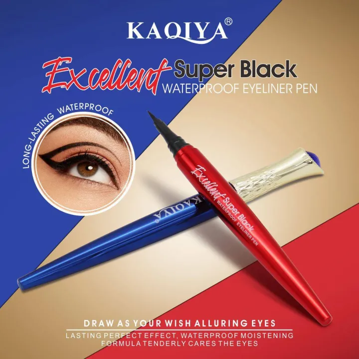 Quick Dry Liquid Eyeliner Pen Waterproof non-stick long lasting makeup