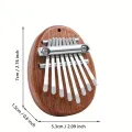 8 Key Mini Wooden Kalimba High Quality Exquisite Finger Thumb Piano Marimba Musical Good Accessory Pendant Gift. 