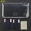 For DSI NDSi XL LL Game Console Plastic Hard Clear Crystal Protective Shell Skin Case Cover & Screen Protective Film.